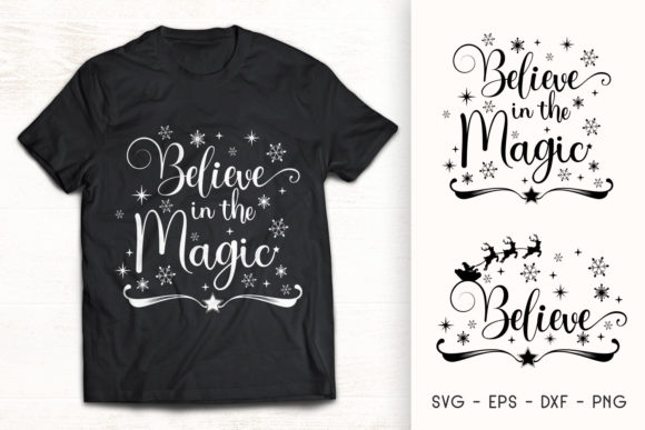 Believe in the Magic - Christmas SVG