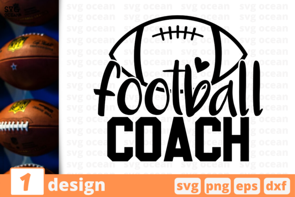 Football Coach Graphics and Crafts