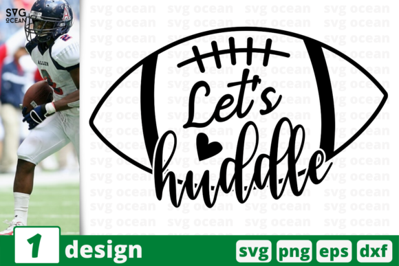 Let's Huddle Embroidery Design