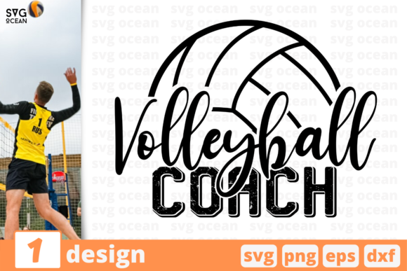 Volleyball Coach Graphics and Crafts