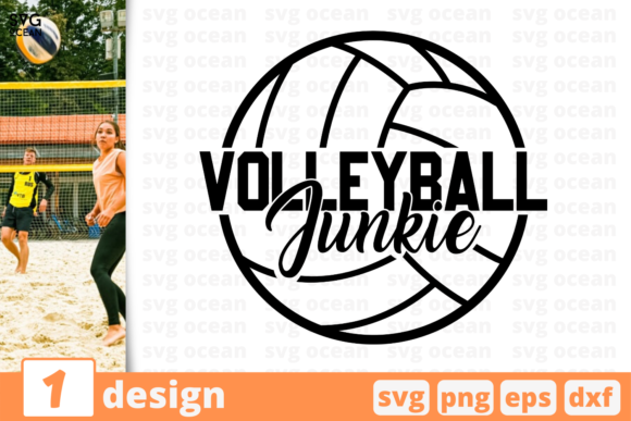 Volleyball Junkie: Graphics and Crafts in Action