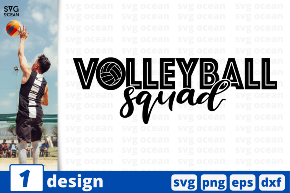 Volleyball Squad Graphics and Crafts